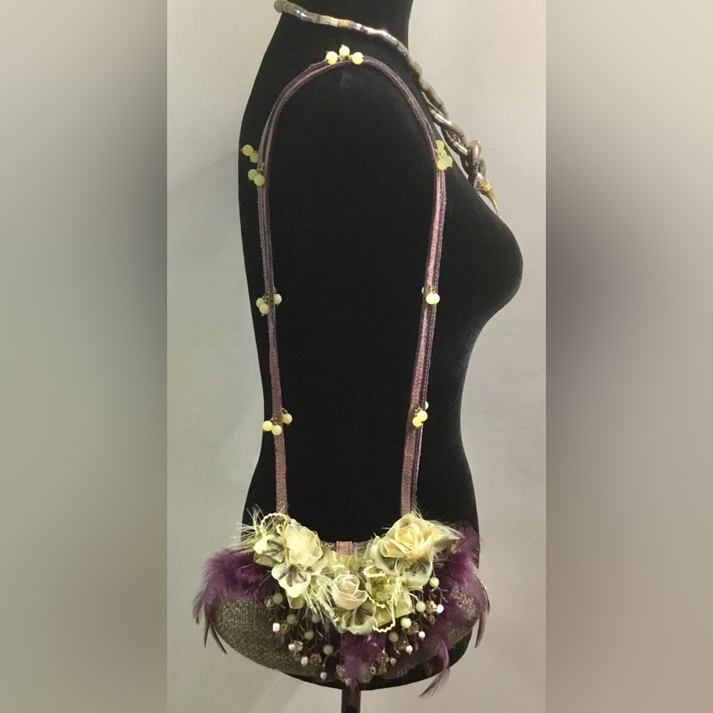 Designer Mary Frances Unique Novelty Handmade Purse